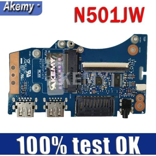 AKemy 90NB0870-R10010 for Asus N501JW I/O USB Audio Board 100% Perfect work