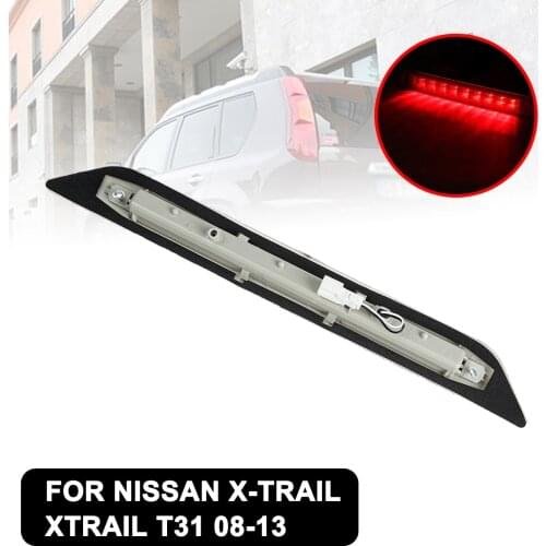 Car Additional High Brake Stop Light Third High For Nissan X-trail T31 2008 2009 2010-2013 Mount Warning Turn Signal LED Lamp
