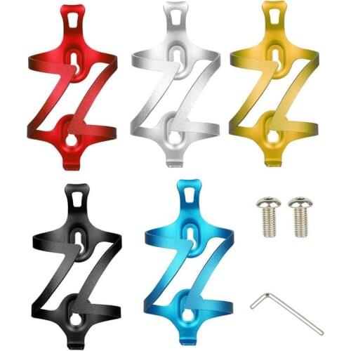 Aluminum Alloy Bottle Cage Bicycle Bottle Cage One-Piece Mountain Bike Water Cup Holder Cycling Equipment Accessories Cup Holder