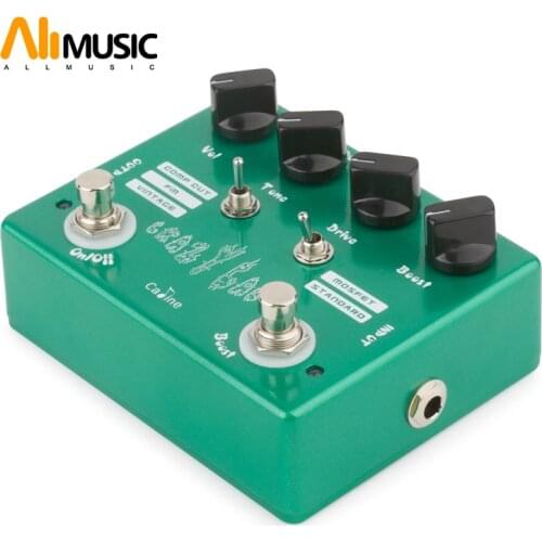 Caline CP-20 Crazy Cacti Overdrive Guitar Effect pedal green color Free Shipping