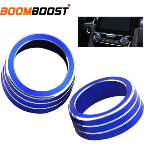 For Honda Civic 2016-2017 ten generation 2pcs/set car styling Air Conditioning heat control Switch knob AC Knob