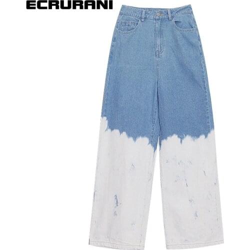 Женские свободные джинсы ECRURANI China At AliExpress