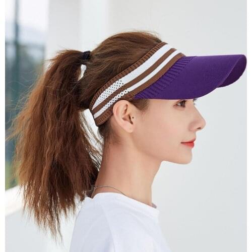Fashion Women Sun Hat Foldable Washable Elastic Polyester Summer Ladies Outdoor Sports Cap chapeau femme женская летняя кепка
