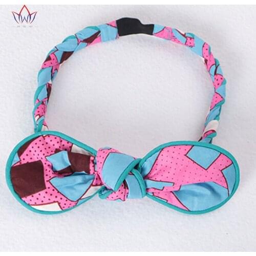 2020 Hot Sale African Style Print Floral Butterfly Bow Headbands For Women Boho Style Hair Accessories For Baby Headband WYB150