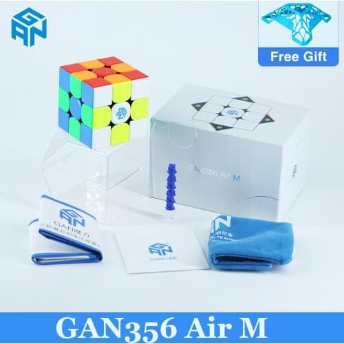 Newest 2020 GAN 356 Air M 3x3x3 Magnetic Magic speed cube 3x3 puzzle GAN356 Air M Magnet cubo magico GAN356AirM educational toys