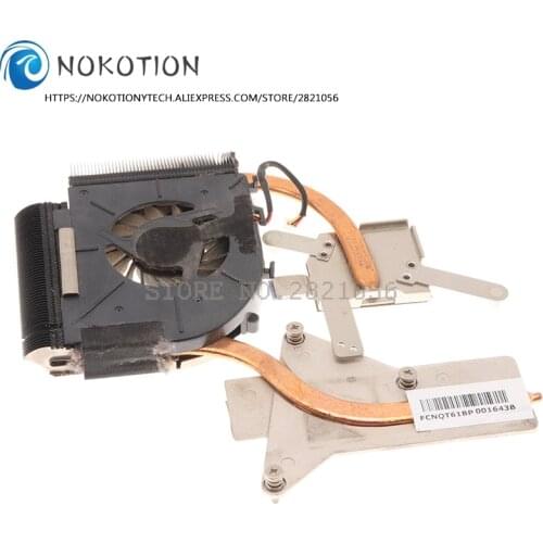 NOKOTION Radiator For HP DV5 DV5-1000 Laptop Heatsink FAN Cooling system 507124-001 486799-001