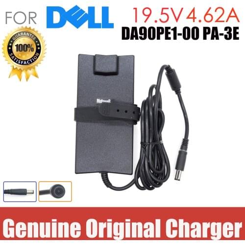 Original 19.5V 4.62A 90W For DELL 1088 1400 1420 1440 1450 1464 1525 1545 3300 3400 3437 3440 laptop supply AC adapter charge