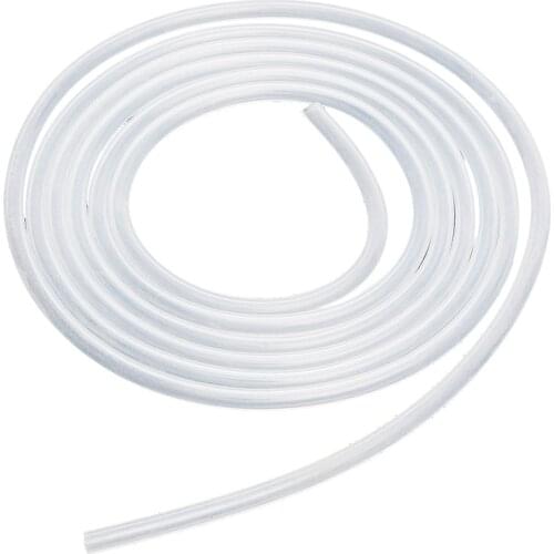 Promotion! 2M Clear Translucent Food Grade Silicone Tubing Milk Hose Pipe 3x5mm