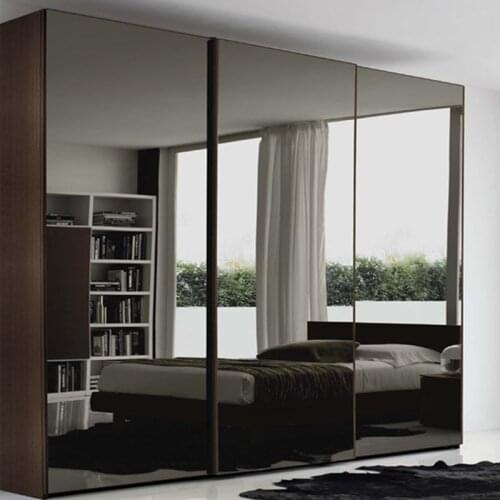 Sliding wardrobes sliding mirror door plywood cabinet