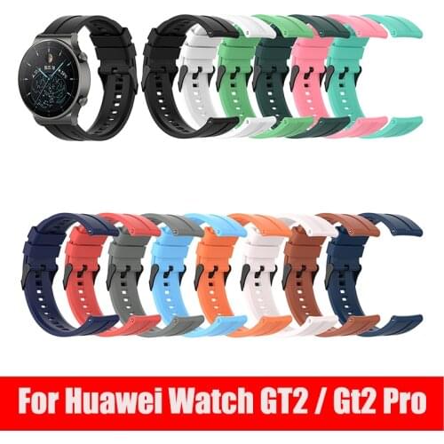 Replaceable Smart Watch Bracelet Band For Huawei Watch GT2 / Gt 2 Pro Silicone Watch Band For Honor Magic 1/2 Sport Wrist Strap