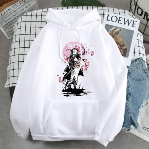 Hoodies Japanese Anime Demon Slayer Mange Man Sweatshirt Vintage Korean Hoodie For Mens Loose Punk Oversized Pullovers Harajuku