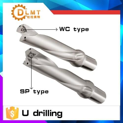 WC-C32-4D-SD26 27 28 29 30-WC05Drill Type For Wcmt050308 Insert U Drilling Shallow Hole indexable insert drills