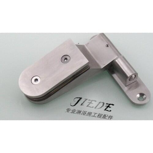 304 stainless steel glass door clip bathroom shower room partition free glass hinge clip solid glass hinge