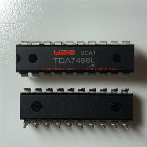 10 pcs TDA7496L DIP-20 UTCTDA7496L TDA7496 2W+2W AMPLIFIER WITH DC VOLUME CONTROL 100% new imported original 100% quality