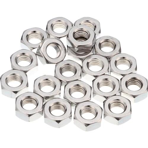 100 pcs M10 Nuts A2 Stainless Steel Hex Nuts To Fit Our Bolts and Screws