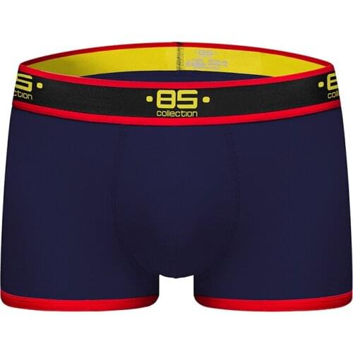 2020 BS Brand Men Boxer Underwear New Cotton U Pouch Sexy Underpants Cueca Cotton Pants Boxer shorts Male Panties BS176