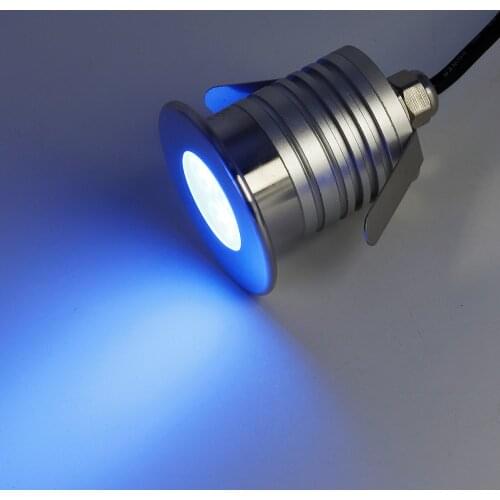 3W LED Underwater Lights Waterproof IP68 Underwater Spot Light DC12-24V for Swimming Pool Fountains Pond Water Garden Aquarium