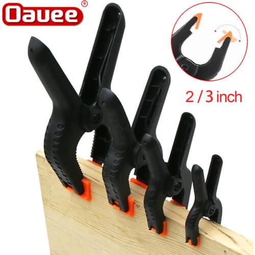 2 Inch Fixed Clip Woodworking Bar Woodworking Tools A Clamp Clip Hard Grip Ratchet Release Squeeze DIY Hand Carpenter Tool Clamp