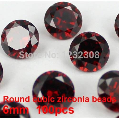 8 Colo AAAAA Grade Brilliant Cuts 6mm Round Cubic Zirconia Beads Pointback Stones Supplies For Jewelry Nail Art Decorations DIY
