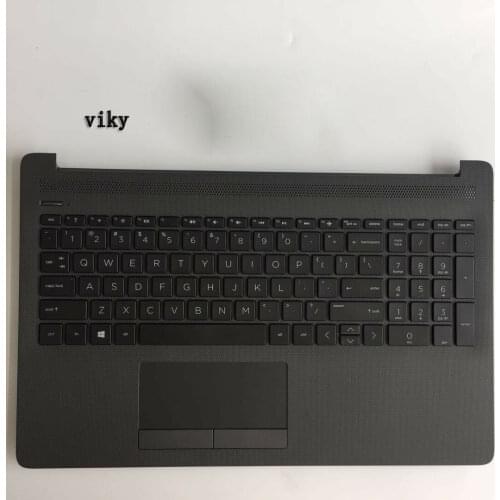 For HP 250 G7 255 G7 Gray Palmrest w/Keyboard & Touchpad L50000-001