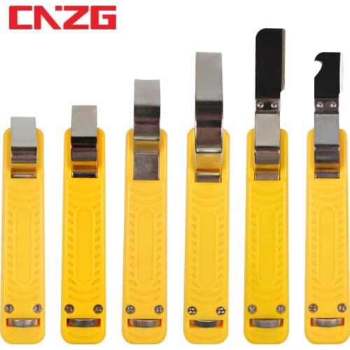 Cable Stripping Wires And Removing Insulation Layer Strip Skinning Knife Kabel Stripper Wire coax Mini Tool Peel For PVC LY25-1