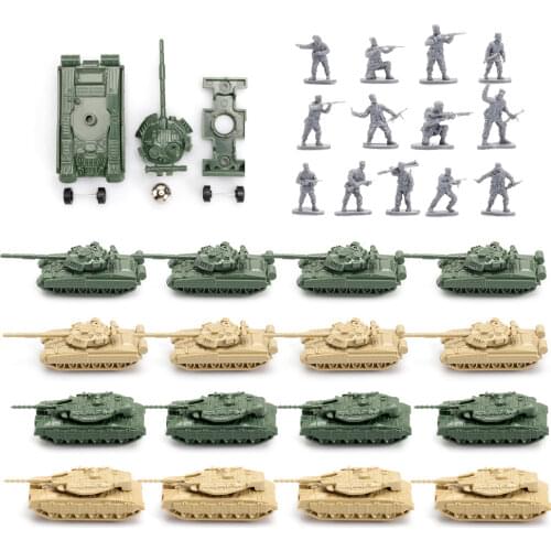 ViiKONDO Finished 1 / 144 steel ball roller tank Puzzle model T-80 makava 16 MK4 tank car toys toys for children gift