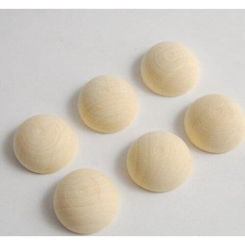 Natural 15/20/25/30mm DIY Wooden Beads Cheap Connectors Circles Rings Beads Natural Wood Lead-Free Beads