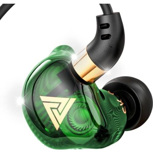 QKZ SK9 In Ear Earphones Sport Stereo with Microphone for Mobile Phone Noise Cancelling Headset Running HiFi BASS Earbuds