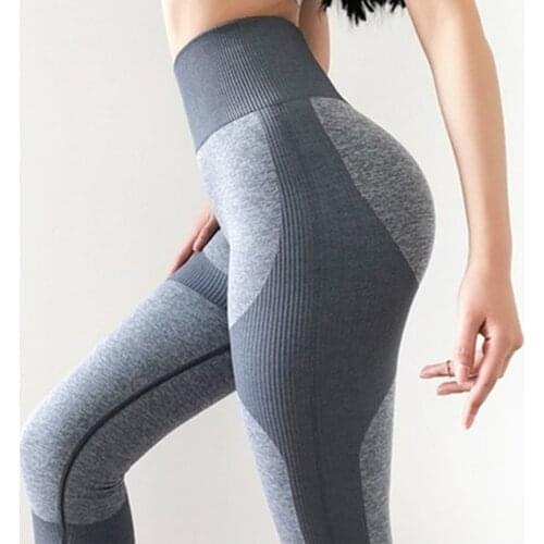 New Yoga Pants for Woman Seamless Yoga Pants High Waist Skinny Fitness Leggings Female Sexy High Waist Workout Tights Pants