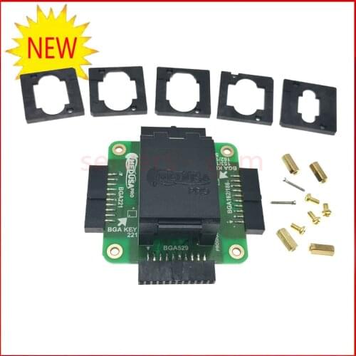NEW Original Medusa Pro eMMC Socket Adapter Support BGA153/169 ,162/186, 221 ,529 for Medusa Pro Box Work
