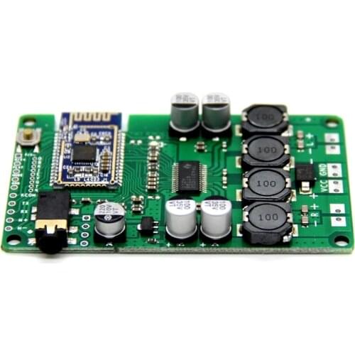 P0RB Bluetooth 5.0 Amplifier Board 20W/30W Mono Stereo Module Amplificador TWS AUX Support Call Serial Port To Change Name