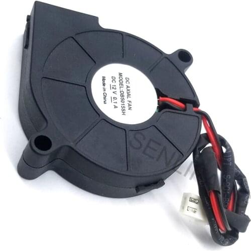 Genuine New DB5015SH DC 12V 0.1A 2 Lines Square Cooling Fan