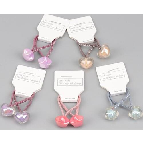 New Korean cartoon childrens hair tie princess cute hair rope girl rubber band hair accessory girl small rubber band headdress