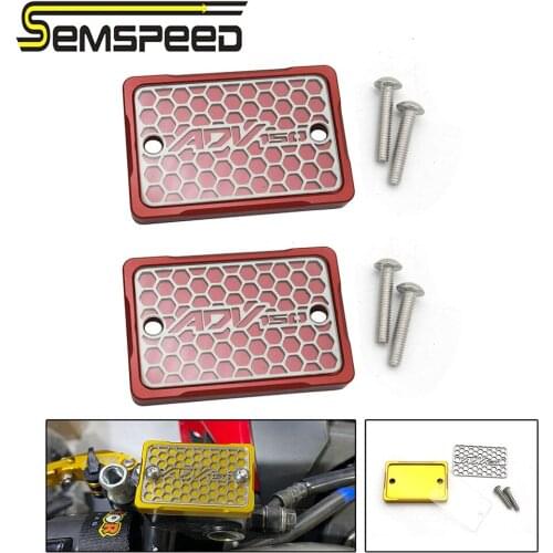 SEMSPEED Motorcycle Front brake Fluid Master Cylinder Rerservoir Cover Oil Cap For HONDA ADV150 adv 150 2019 2020 Accessories