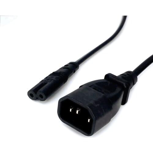IEC 320 C14 to C7 Power cord for PDU,PDU Distribution Power Cord,C13 to C7 PC to Monitor Power cables