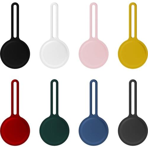 Silicone Protective Case For AirTags Shockproof Anti-fall Anti-scratch Accessories Protector Cover Shell For Air Tags 2021