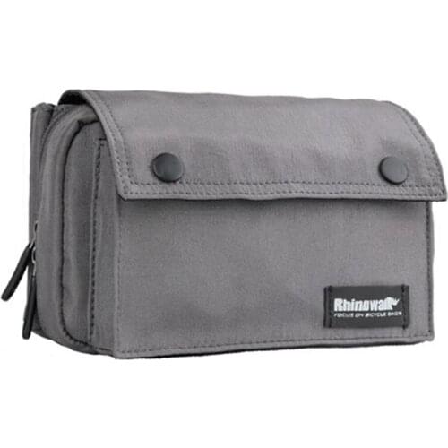 Rhinowalk Folding Bike Handlebar Bag Waterproof Bicycle Front Bag Handbag Storage Handbag with Cover