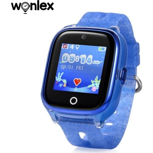 Wonlex Smart Watches Kid GPS Tracker WIFI Waterproof IP67 Camera 2G Watch KT01 SIM Card SOS Help Phone Call Baby LBS Clock Gift