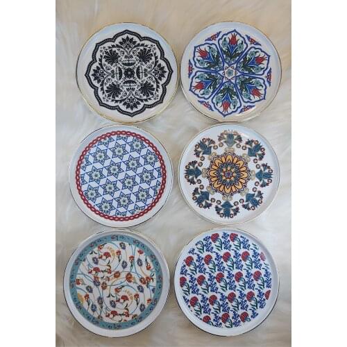 Hazel Breakfast And Cake Plate 19 Cm 6'lı