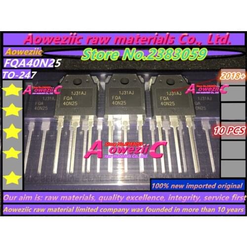 Aoweziic 2018+ 100% new imported original FQA40N25 40N25 TO-3P field effect transistor 40A 250V