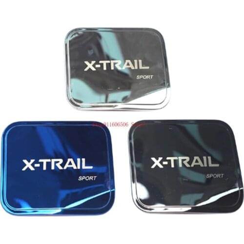 High quality stainless ste Chrome Fuel Tank Cover Gas Tank Cover trim For Nissan X-Trail X Trail T32 Rogue 2014-2019 Car styling