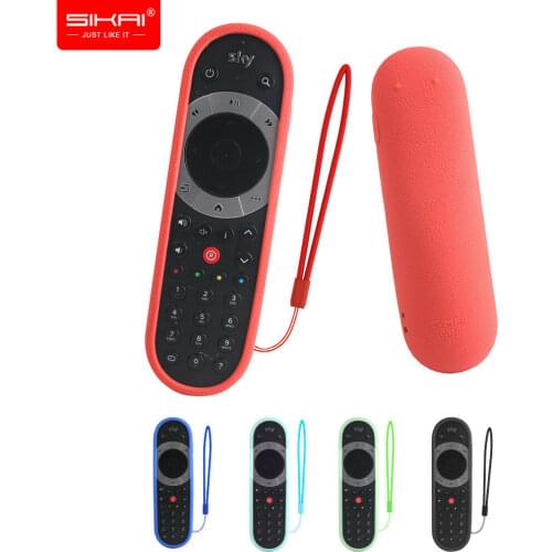 SKY Q Remote Cover SIKAI Shockproof Protective Case For SKY Q Touch and Non-Touch Remote Skin Holder Skin-Friendly Anti-Lost