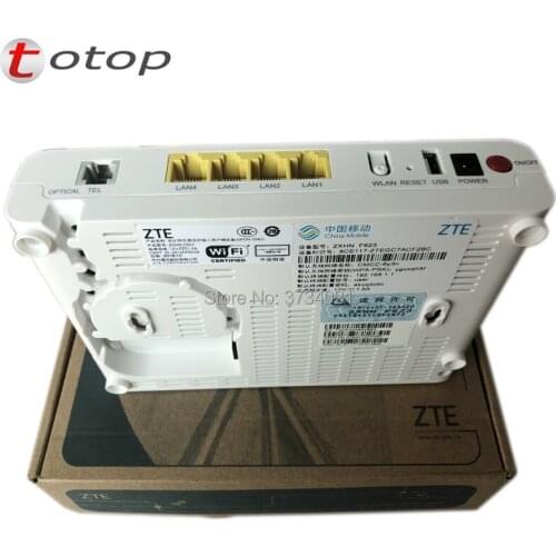 10PCS Hot sale ZTE ZXHN F623 GPON ONU 1POTS+1GE+3FE+WIFI+USB, SC UPC Optical Network Terminal, English Firmware