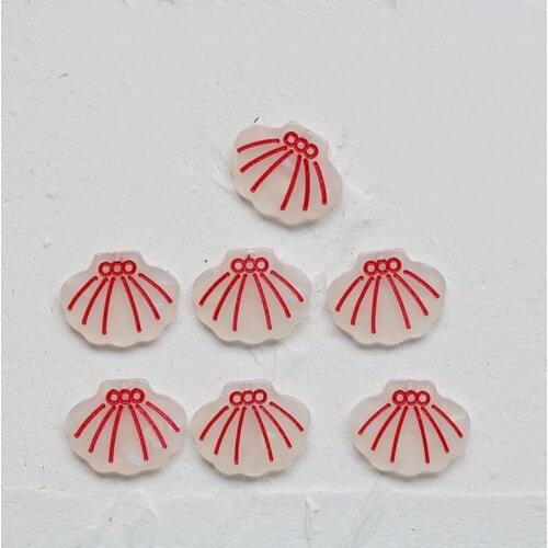 10 PCS 20*25mm Fashion Acetic Acid Pendant DIY Earrings Accessories For Jewelry Making