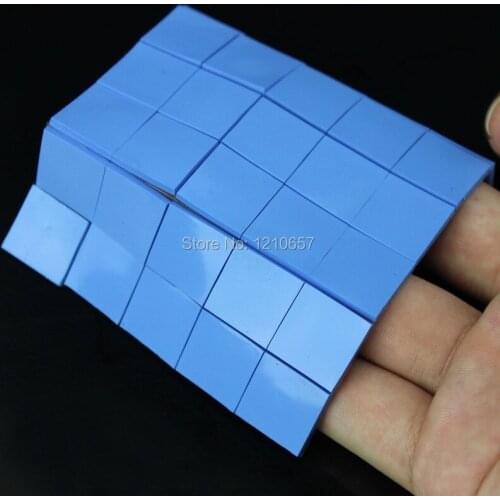 180 Pieces LOT 15mm x 15mm x 2mm Computer GPU CPU VGA Small IC Heatsink Thermal Conductive Silicone Pad