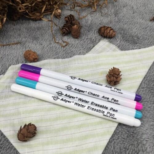 4 Pcs/Set Sewing Tools Air Erasable Pen Easy Wipe Off Water Soluble Fabric Marker Pen Temporary Marking Replace Tailors Chalk