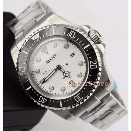 43mm black dial Ceramic Bezel Luminous GMT Date Automatic Mens Watch Date&day Classique Relogio Feminino Blanc Femmes Dames