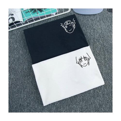 Anime Naruto Uzumaki Hinata Couple t-shirts cosplay t-shirt men women cotton Tshirt men tee