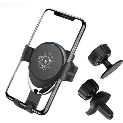 Car Wireless Charger Bracket 10W Fast Charge Air Outlet Bracket Universal Mobile Phone Bracket