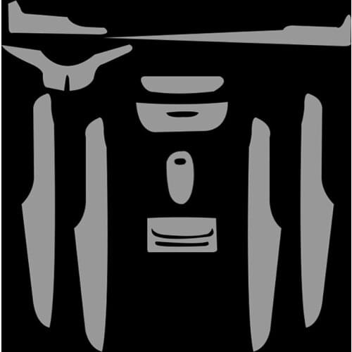 Car-Styling New Car Interior Trim Dashboard Clear Paint Protective Film Stickers for Cadillac XT5 2016-18